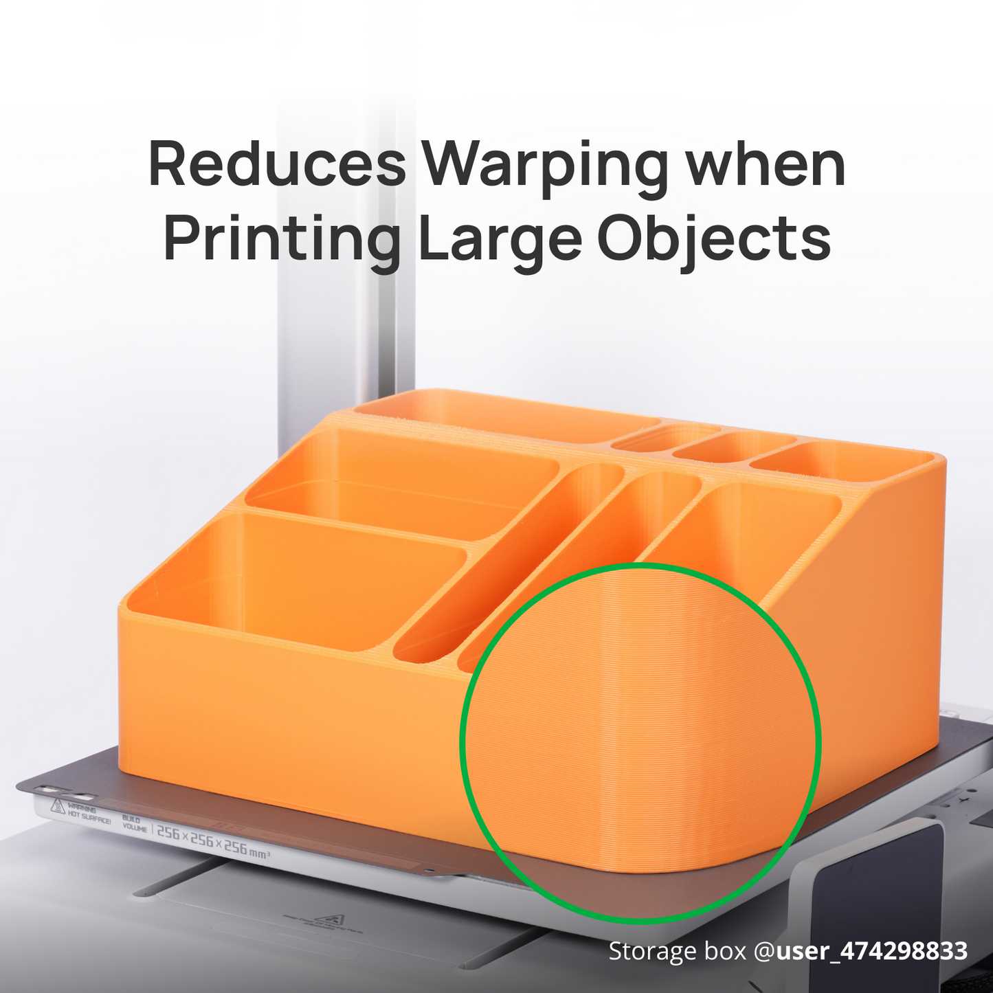 Assiette PEI à double texture Bambu