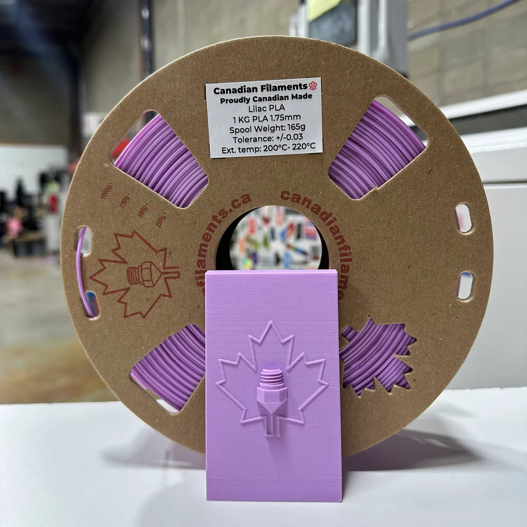 Purple Lilac - Canadian Filaments Coloured PLA - 1kg, 1.75mm