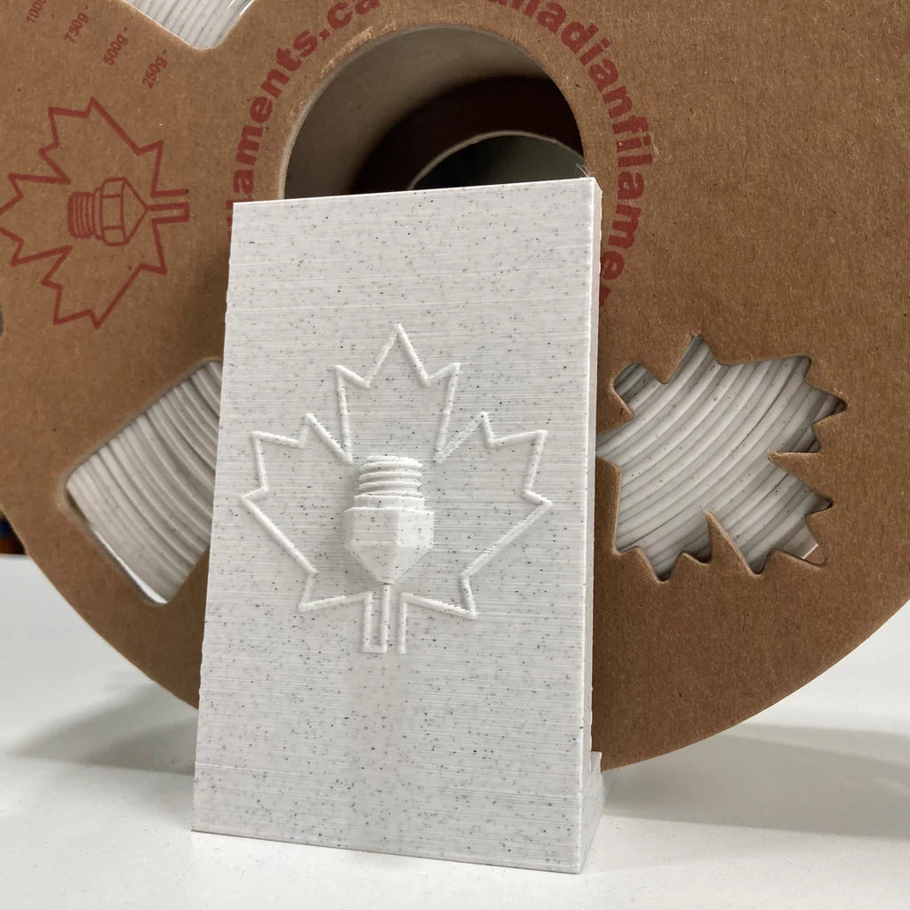 White Marble - Canadian Filaments Rock PLA - 1kg, 1.75mm