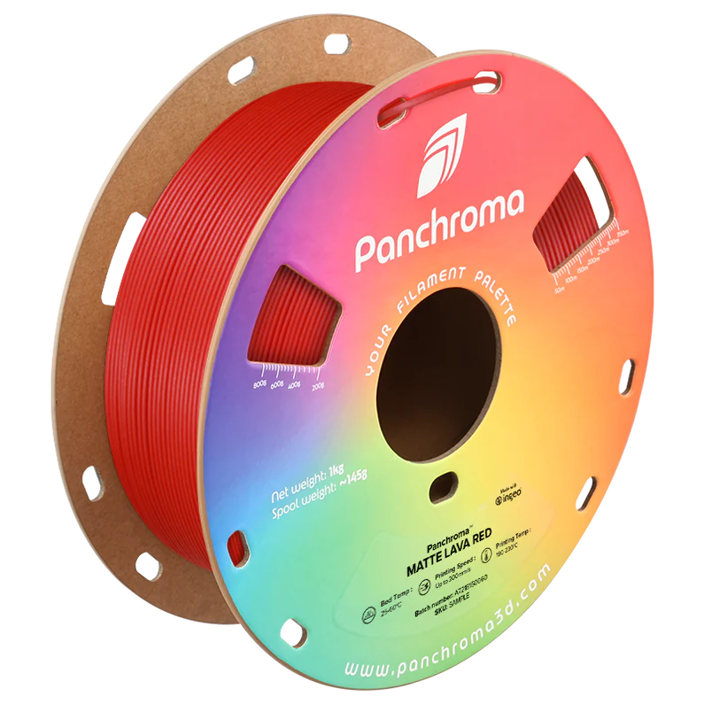 Lava Red - Polymaker Panchroma™ Matte PLA - 1.75mm, 1kg