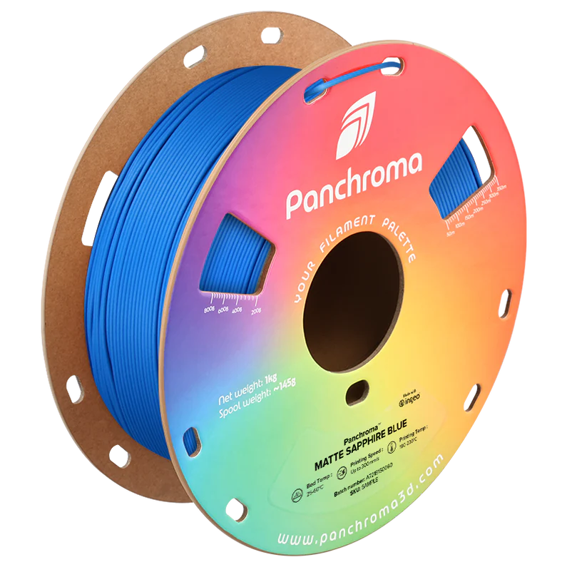 Sapphire Blue - Polymaker Panchroma™ Matte PLA - 1.75mm, 1kg