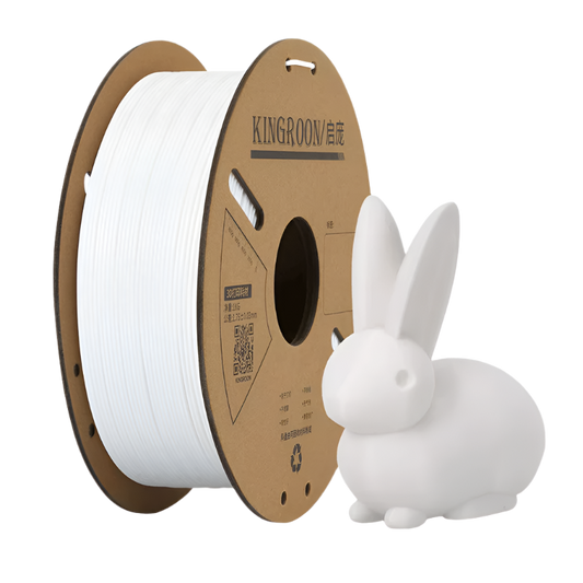 White - Kingroon PLA - 1.75mm, 1kg