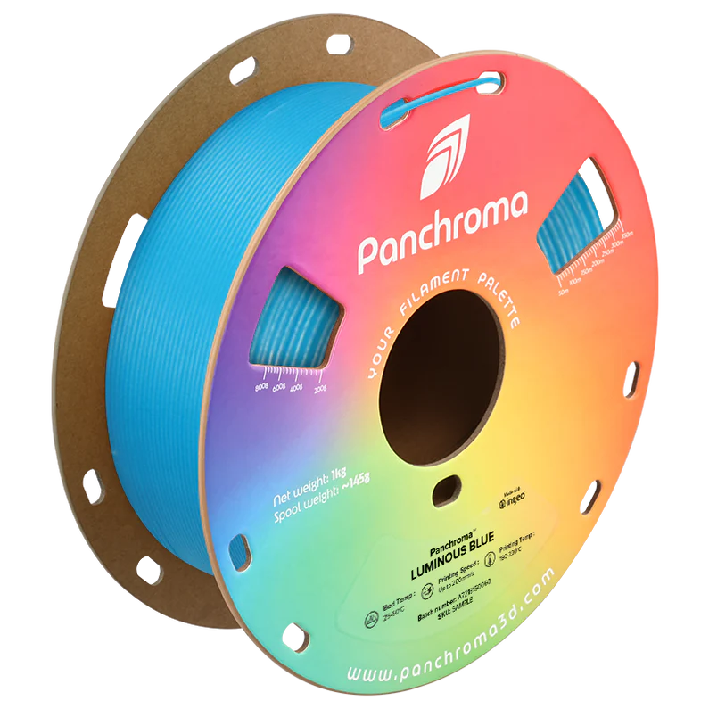 Luminous Blue - Polymaker Panchroma™ Luminous PLA - 1.75mm, 1kg