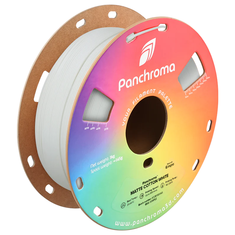 Cotton White - Polymaker Panchroma™ Matte PLA - 1.75mm, 1kg