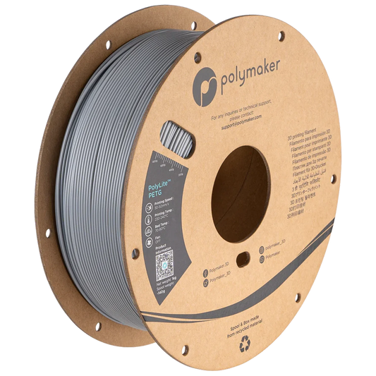 Grey - Polymaker PolyLite™ PETG - 1.75mm, 1kg