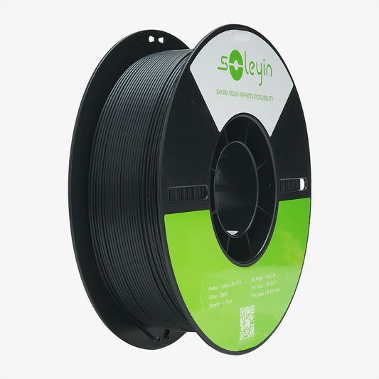 Black - Soleyin Ultra PLA - 1.75mm, 1kg